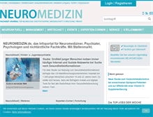 Tablet Screenshot of neuromedizin.de